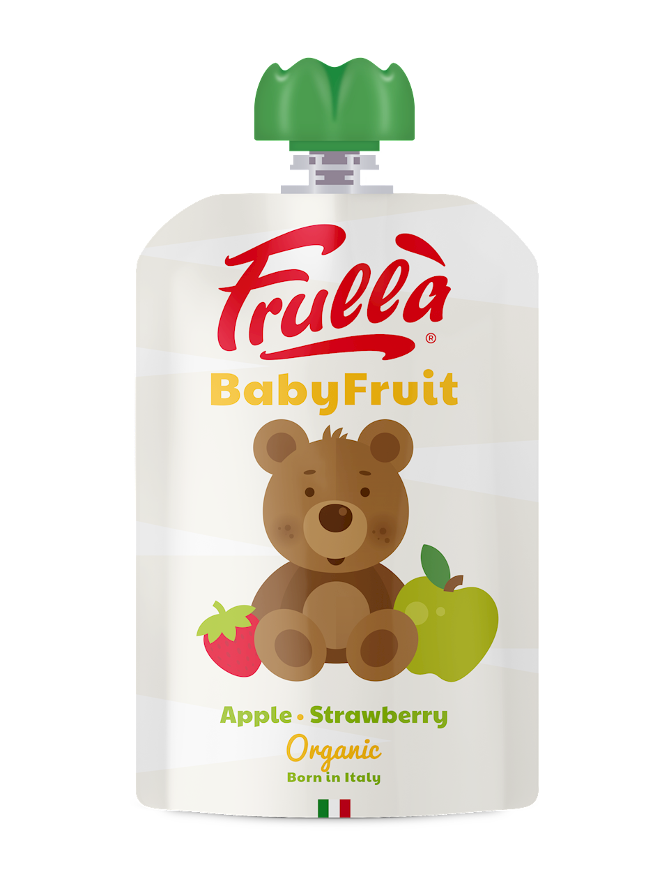 6 mc przecier jabłkowo - truskawkowy bezglutenowy BIO 100 g - Frulla