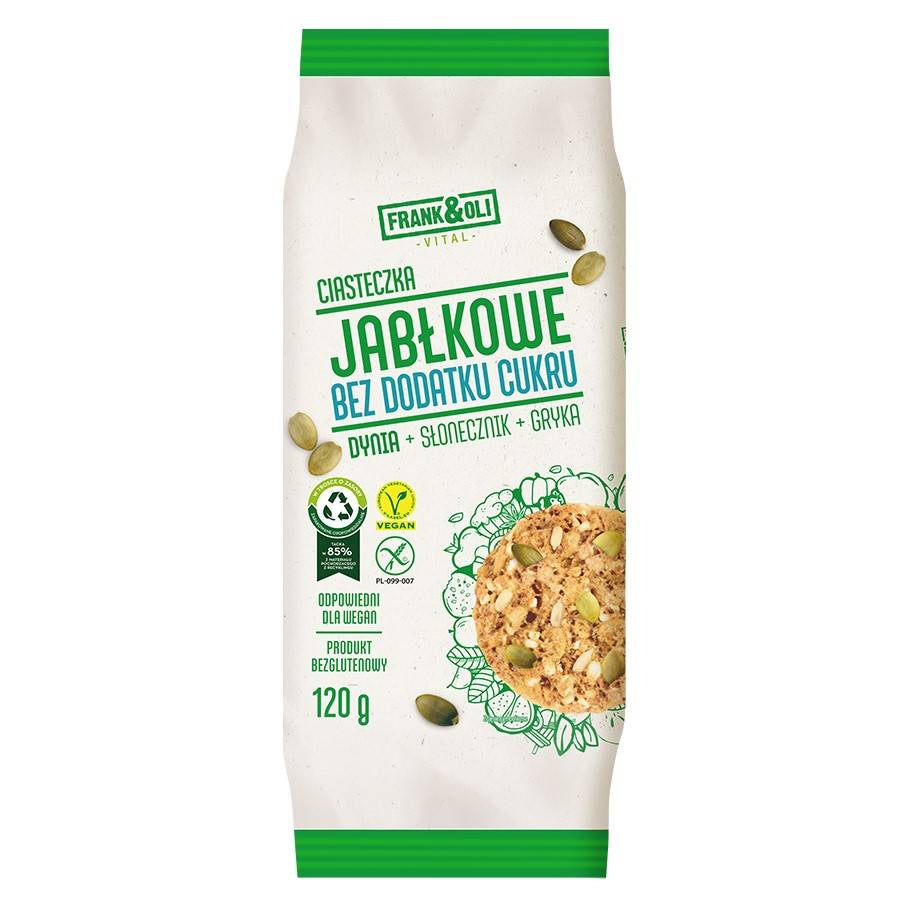 Ciastka jabłkowe z dynią Frank&Oli 120 g