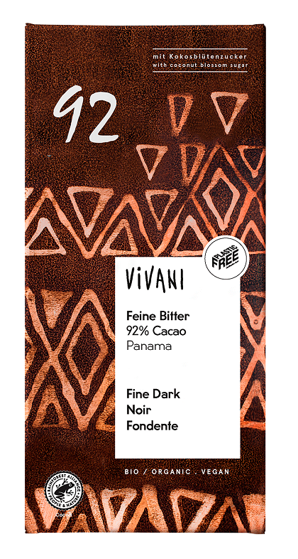 Czekolada gorzka 92 % kakao bio 80 g