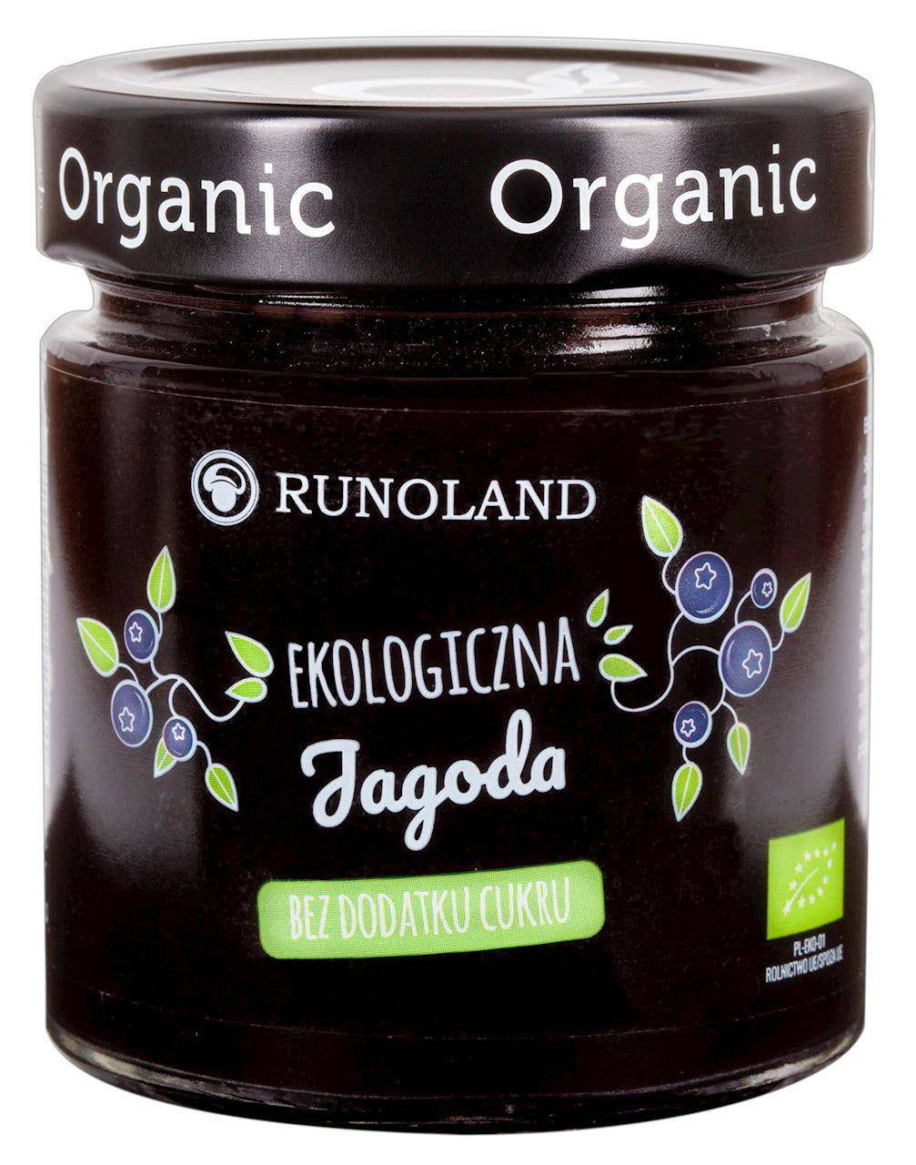 Dżem z jagody leśnej bez cukru bio 200 g