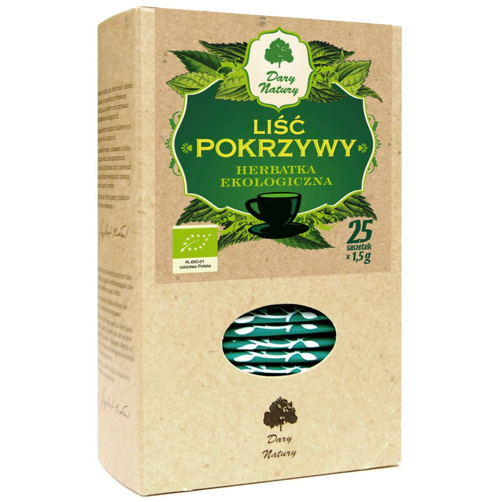 Herbatka liść pokrzywy bio (25 x 1,5 g) 37,5 g