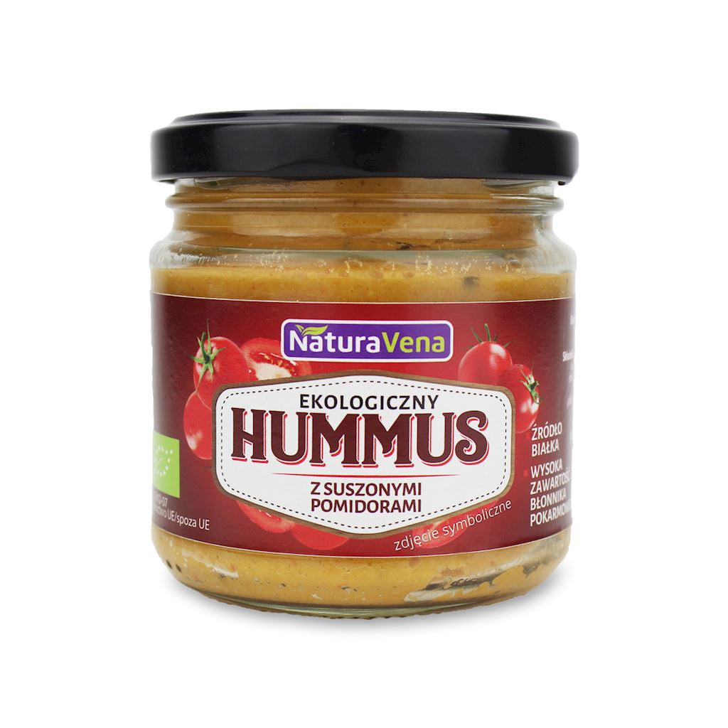 Hummus pomidorowy BIO 185 g - Naturavena