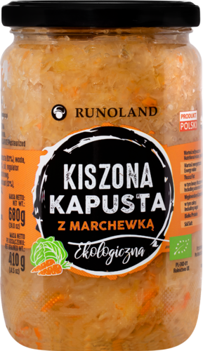 Kapusta kiszona z marchewką bio 680 g (410 g)
