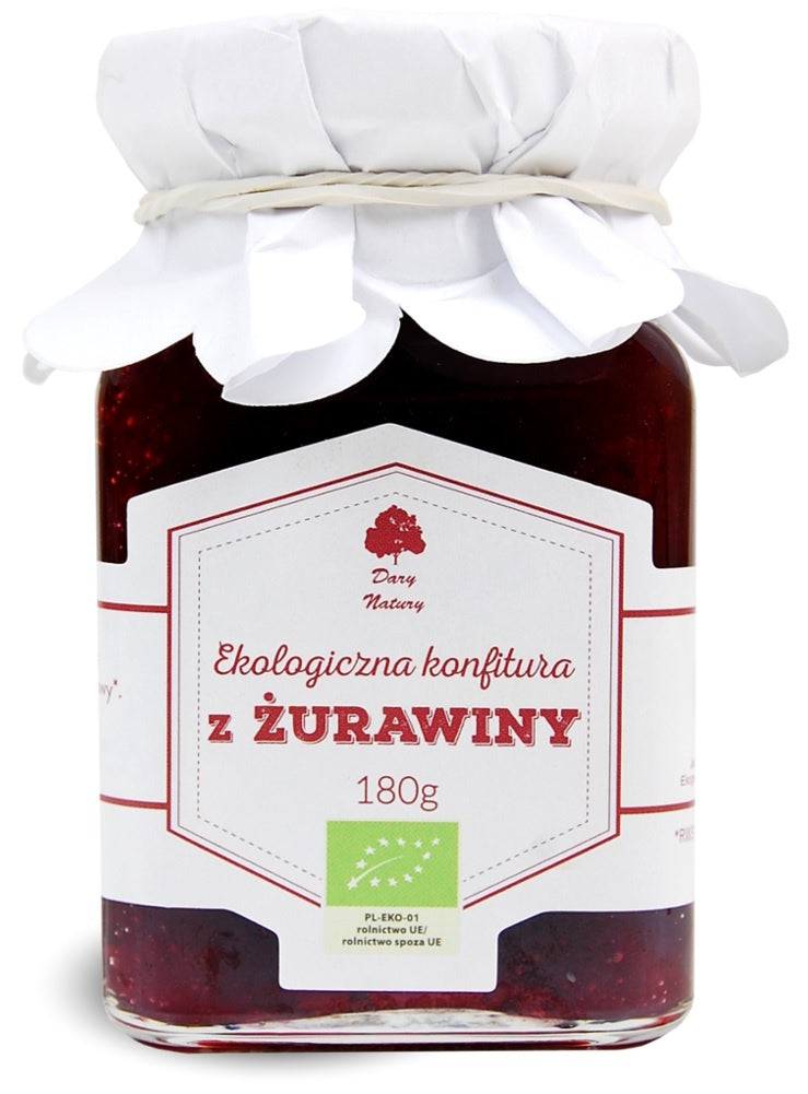 Konfitura z żurawiny bio 180 g