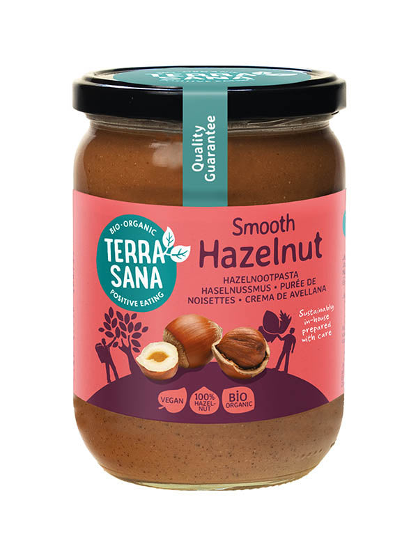 Krem z prażonych orzechów laskowych bio 500 g - terrsana