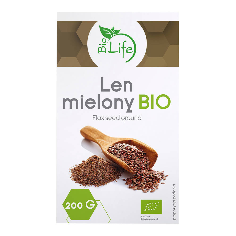 Len mielony BIO 200 g - Bio Life