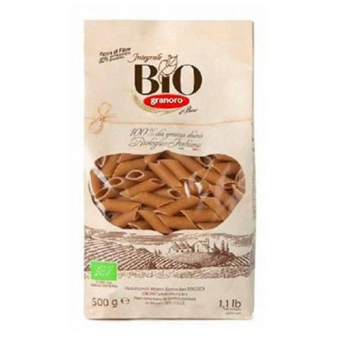 Makaron penne rigate pełnoziarnisty bio 500 g