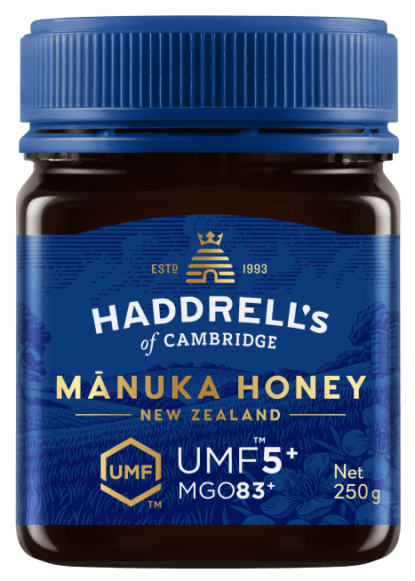 Miód manuka mgo 83+ 250 g - HADDRELL'S OF CAMBRIDGE