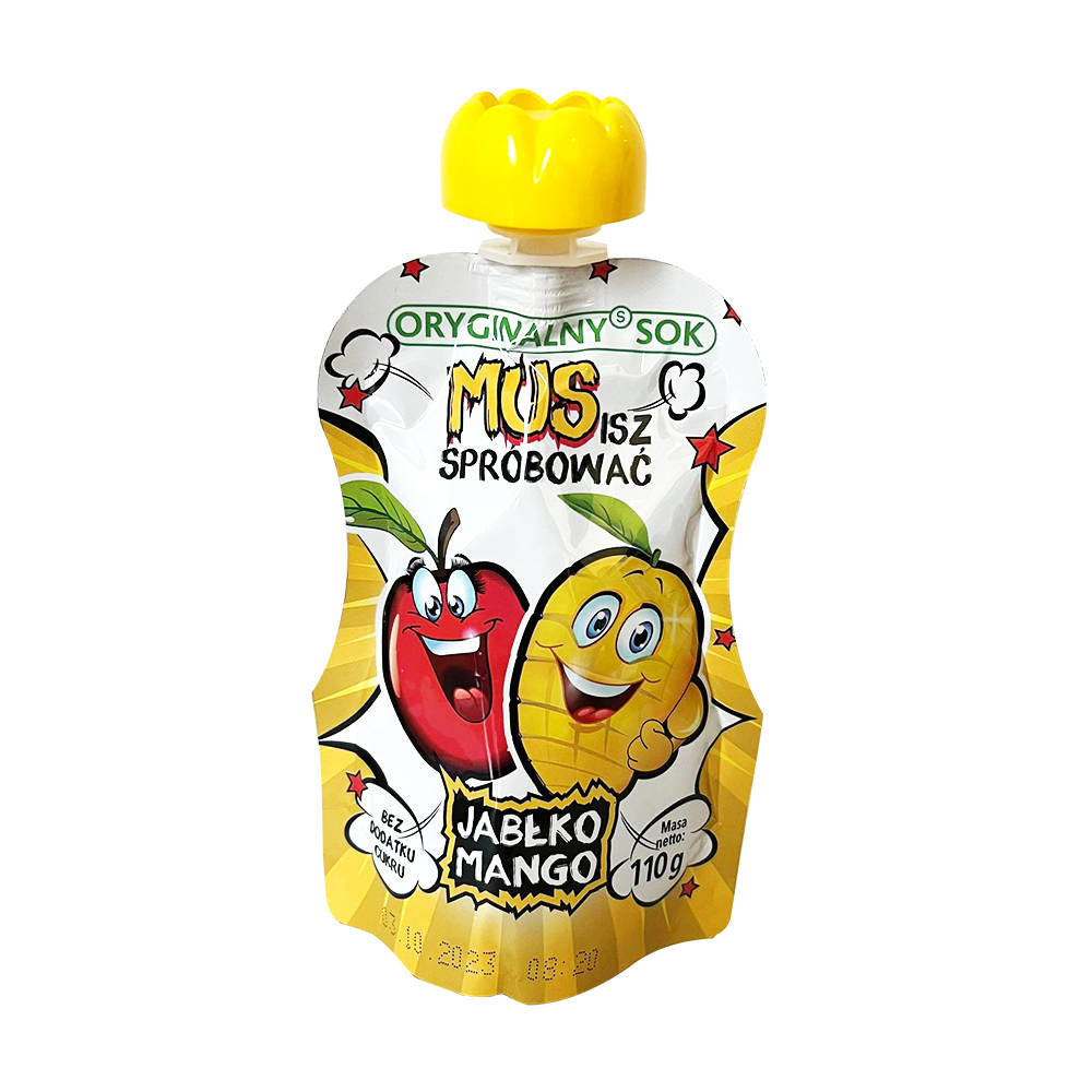 Mus 100% jabłko - mango 110 ml