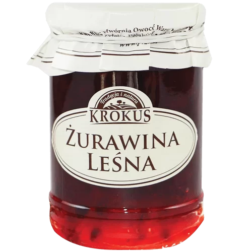Mus z żurawiny leśnej 310 g - Krokus