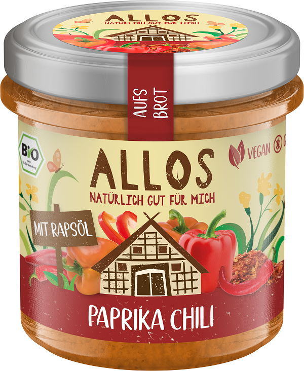 Pasta kremowa z papryką i chili bezglutenowa BIO 140 g