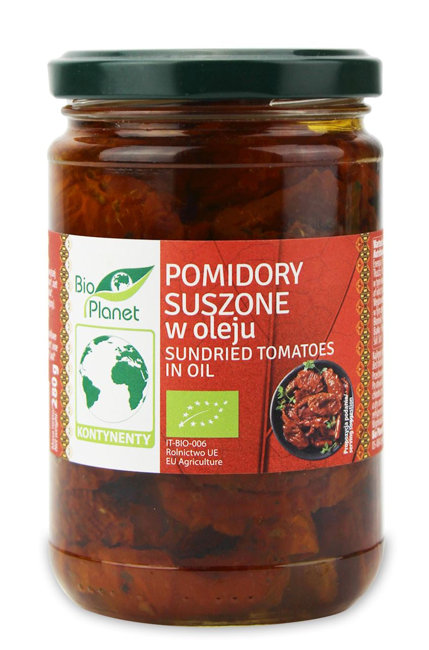 Pomidory suszone w oleju bio 280 g