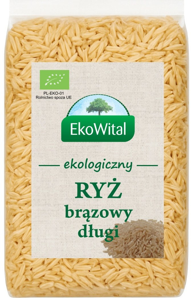 Ryż brązowy długi bio 1 kg