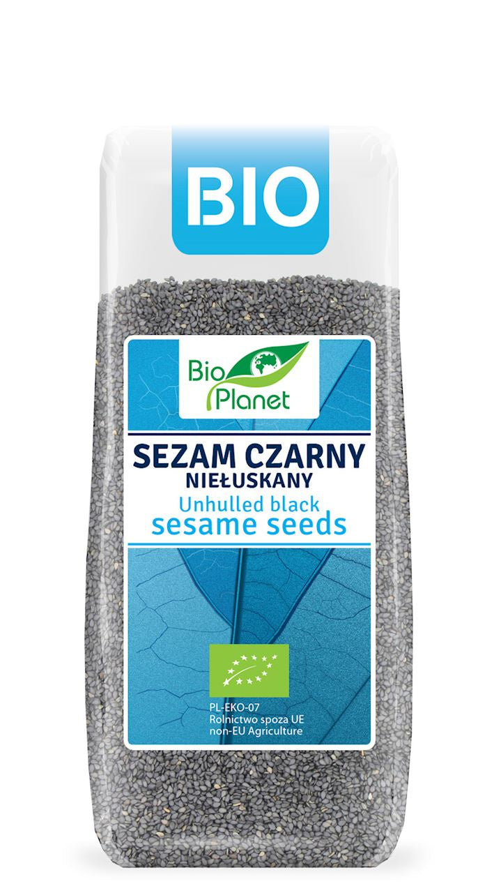 Sezam czarny niełuskany bio 200 g - BIO PLANET
