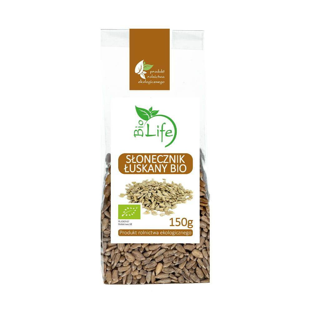 Słonecznik łuskany ekologiczny bio 150 g