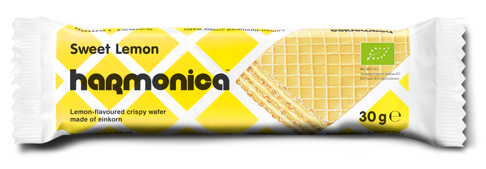 Wafelek z kremem mleczno - cytrynowym bio 30 g