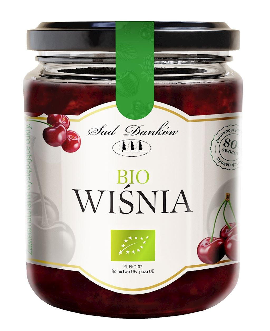 Wiśnia 80% BIO 260 g