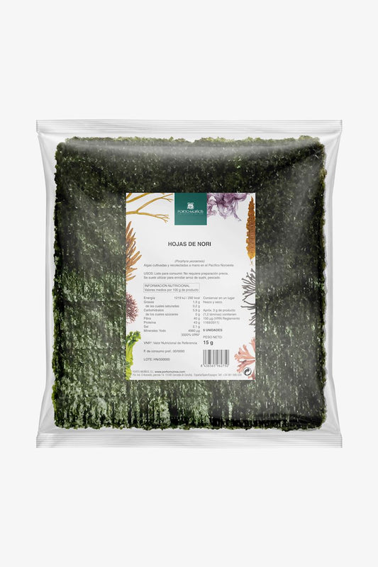 Algi morskie nori prażone do sushi bio 15 g
