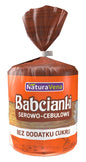 Babcianki serowo-cebulowe bez dodatku cukrów 110 g - Naturavena