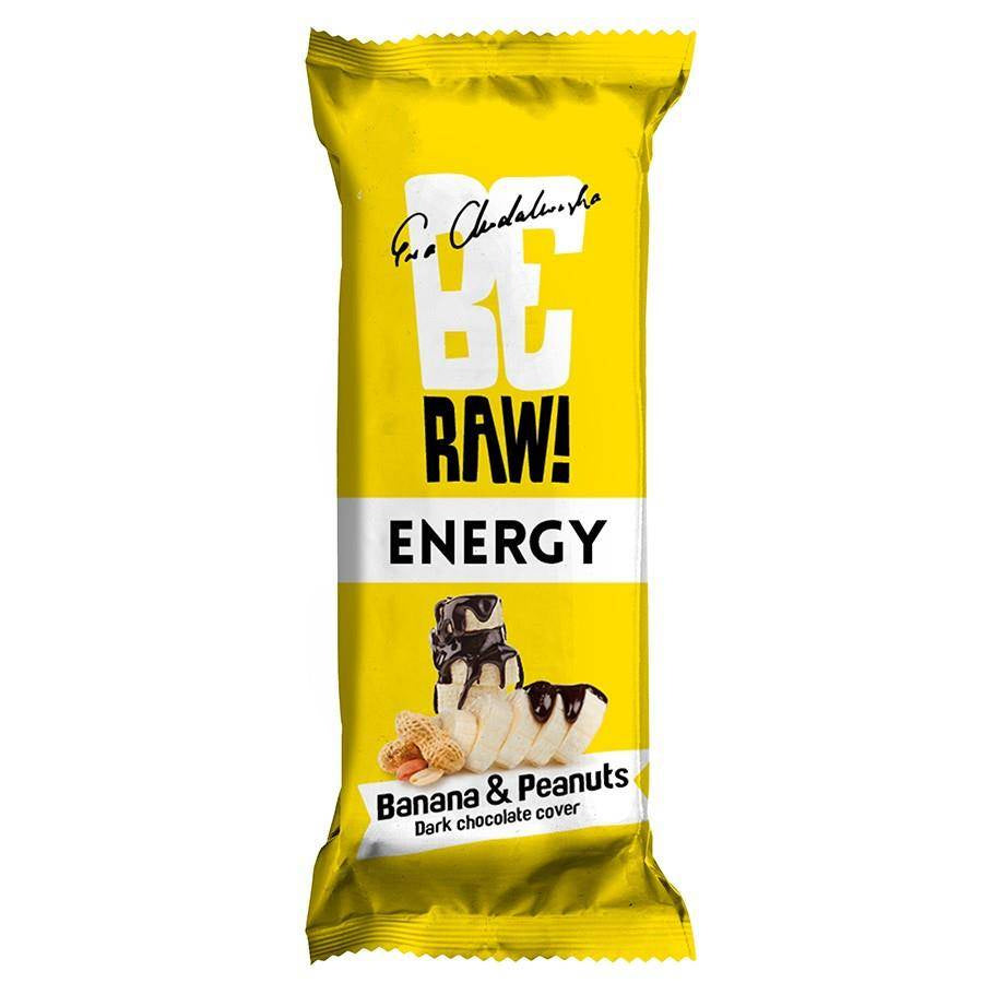 Baton banan i orzechy w czekoladzie Be RAW Energy "Banana&Nuts" 40 g - Purella