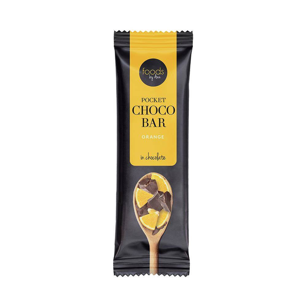 Baton choco bar pomarańcza w czekoladzie 35 g