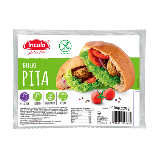 Bułki pita bezglutenowe 190 g