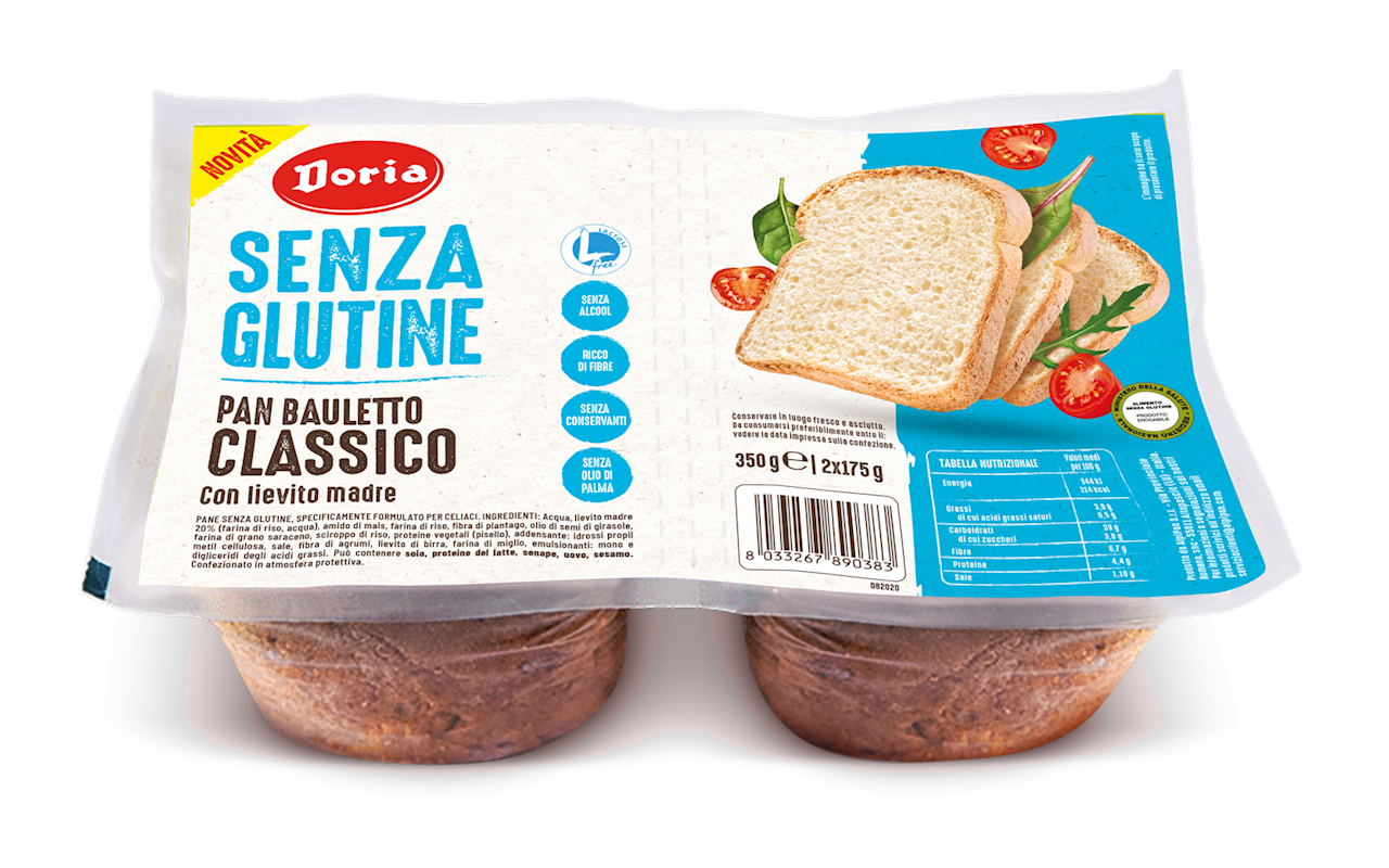 Chleb tostowy klasyczny krojony bezglutenowy (2 x 175 g) 350 g - Doria