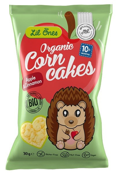 Chrupki kukurydziane jabłko-cynamon od 10 miesiąca bezglutenowe BIO 30 g