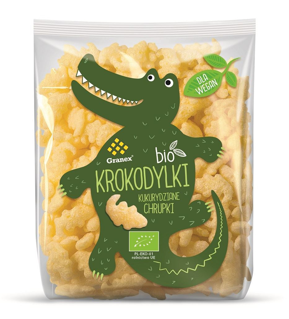 Chrupki kukurydziane krokodylki bio 80 g