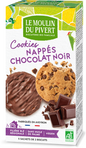 Ciastka z dropsami czekoladowymi oblana gorzką czekoladą BIO 175 g - Le Moulin du Pivert