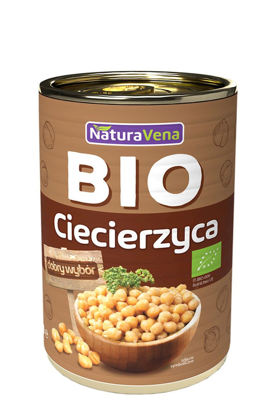 Ciecierzyca konserwowa bio 400 g - Naturavena