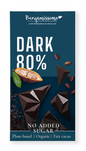 Czekolada gorzka 80 % bez dodatku cukrów bezglutenowa bio 60 g - BENJAMISSIMO