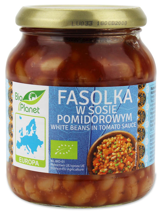 Fasolka w sosie pomidorowym BIO 360 g - Bio Planet