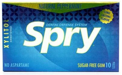 Guma do żucia z ksylitolem o smaku mięty pieprzowej bezglutenowa 10 sztuk (12 g)