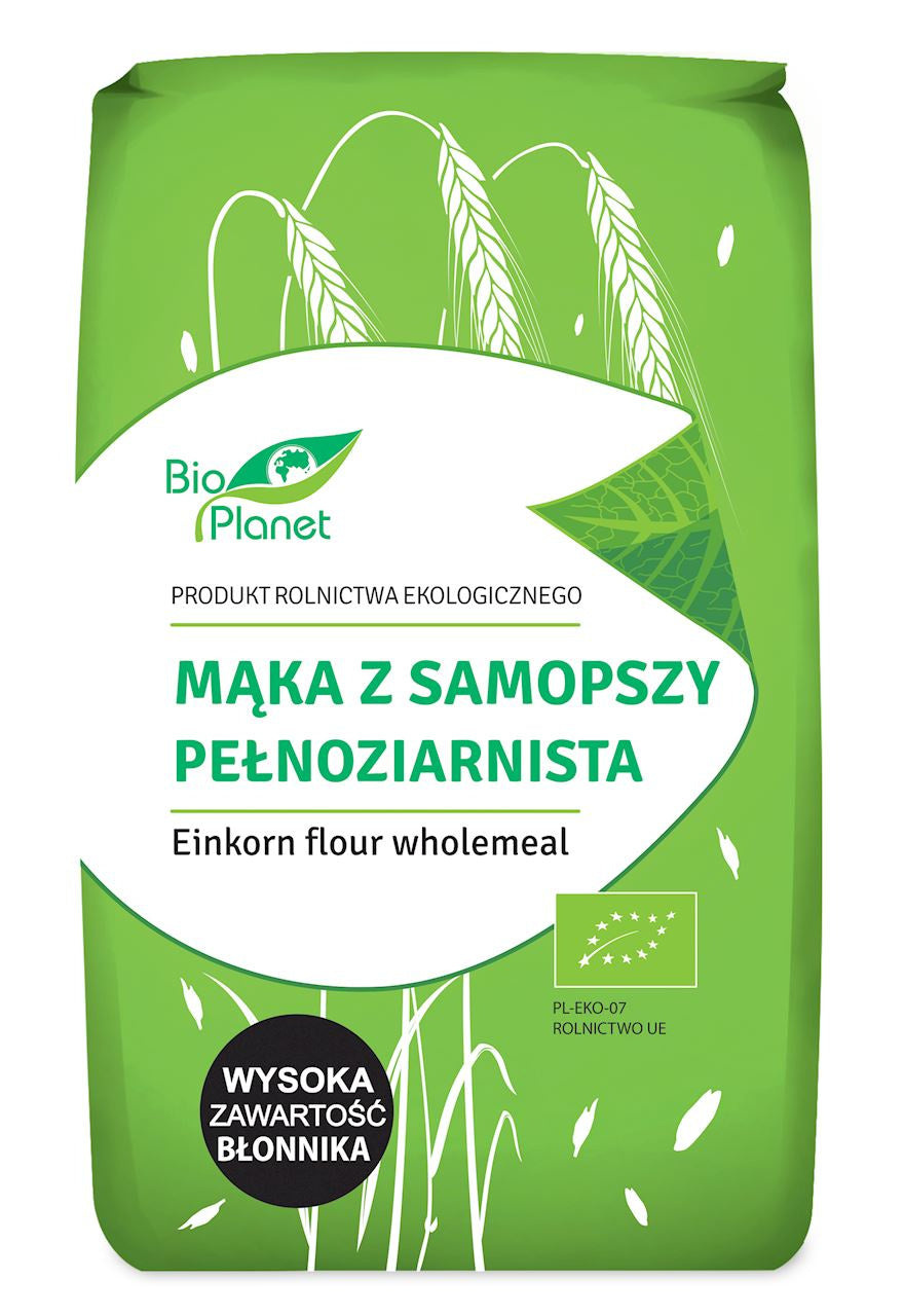 Mąka z samopszy pełnoziarnista bio 500 g