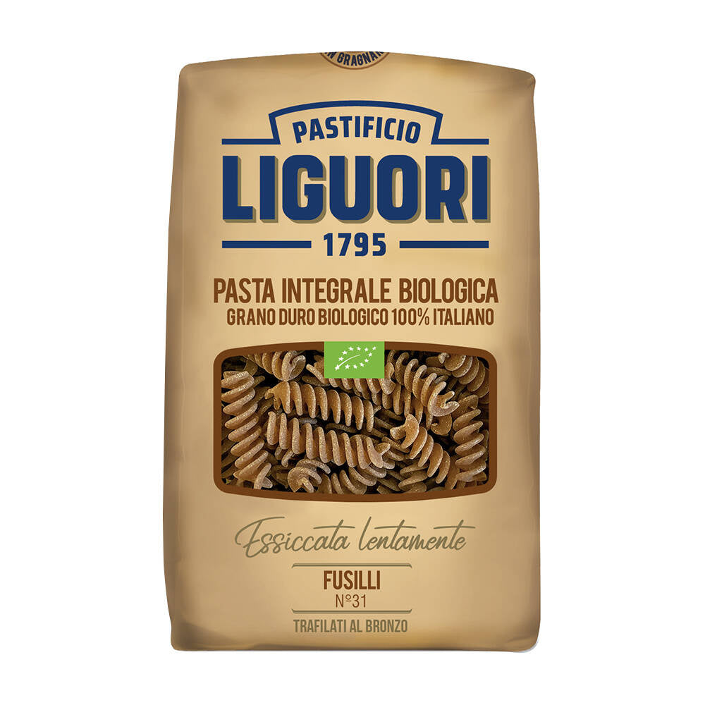 Makaron semolinowy IGP Fusilli BIO 500 g -  Liguori