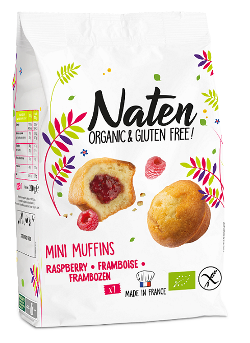 Mini muffinki z nadzieniem malinowym bezglutenowe