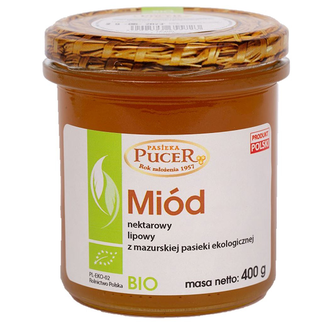 Miód lipowy bio 400 g