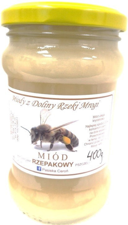 Miód rzepakowy 400 g - Ceroń