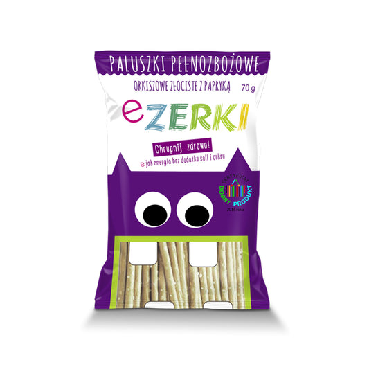 Paluszki orkiszowe z papryką 70 g