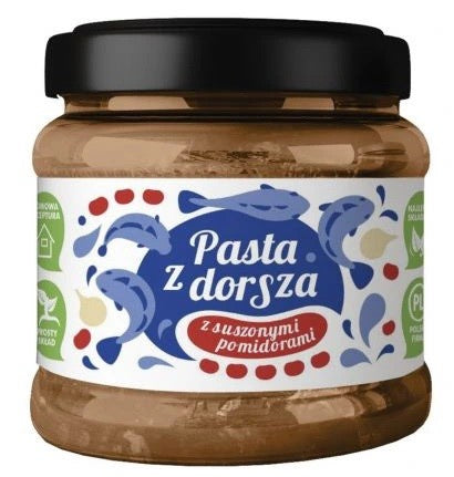 Pasta z dorsza z suszonymi pomidorami 140 g - kuter fish