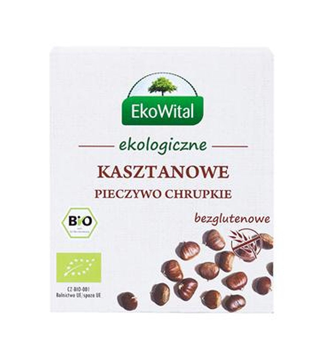Pieczywo chrupkie kasztanowe bezglutenowe bio 100 g