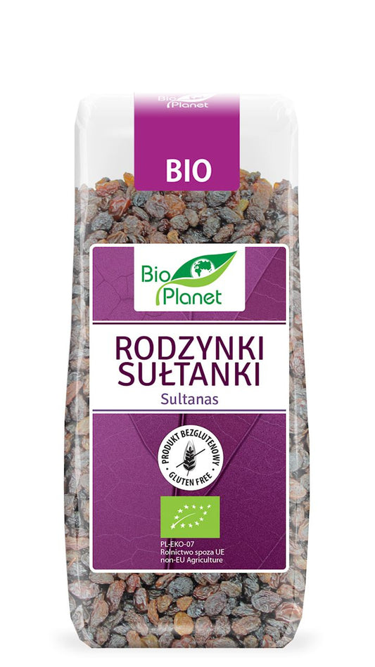 Rodzynki sułtanki bezglutenowe bio 200 g
