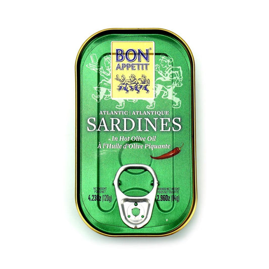 Sardynki portugalskie w pikantnej oliwie z oliwek 120 g (84 g) - Bon Appetit