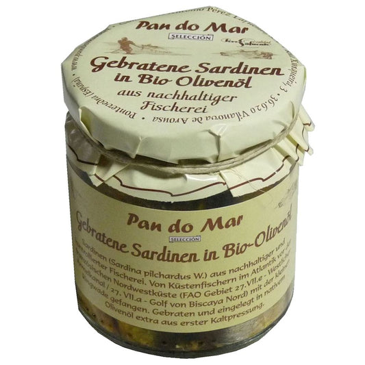 Sardynki smażone w bio oliwie z oliwek 220 g