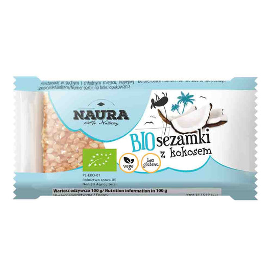 Sezamki z kokosem bio 27 g