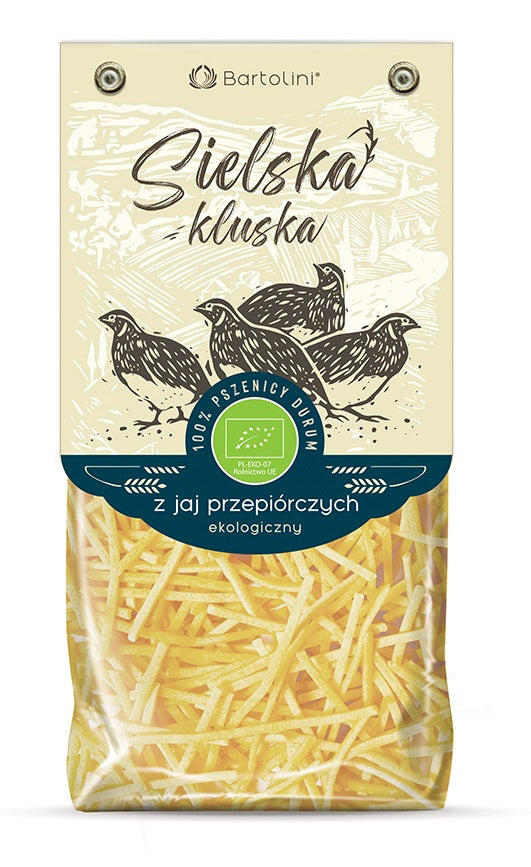 Sielska kluska z jaj przepiórczych krajanka bio 250g