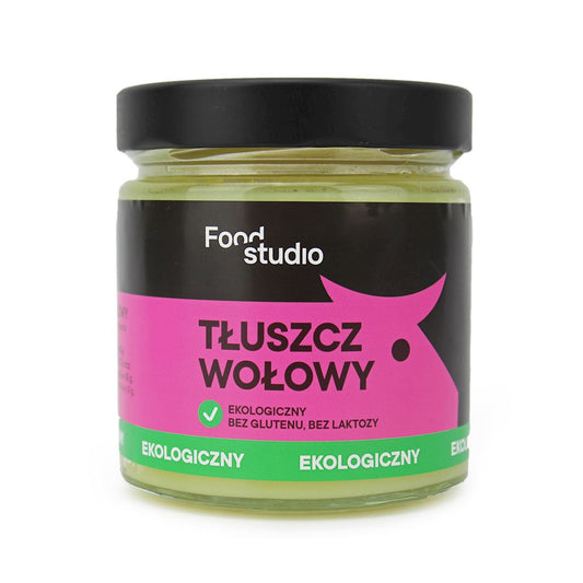 Tłuszcz wołowy bezglutenowy bio 330 g - food studio