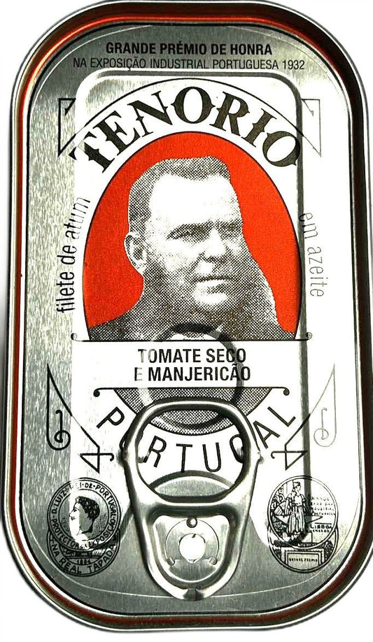 Tuńczyk premium filety w oliwie z oliwek z suszonymi pomidorami i bazylią 120 g (78 g) - BON APPETIT (TENORIO)