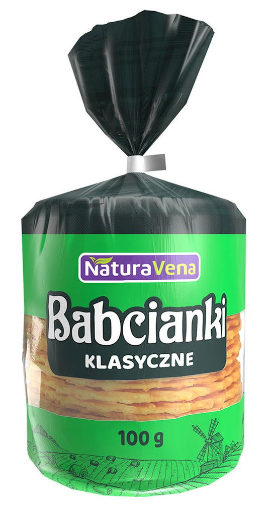 Wafelki bez tłuszczu i bez barwników naturalne 100 g
